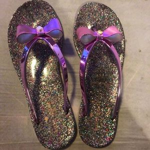 Kate Spade Glitter Slippers